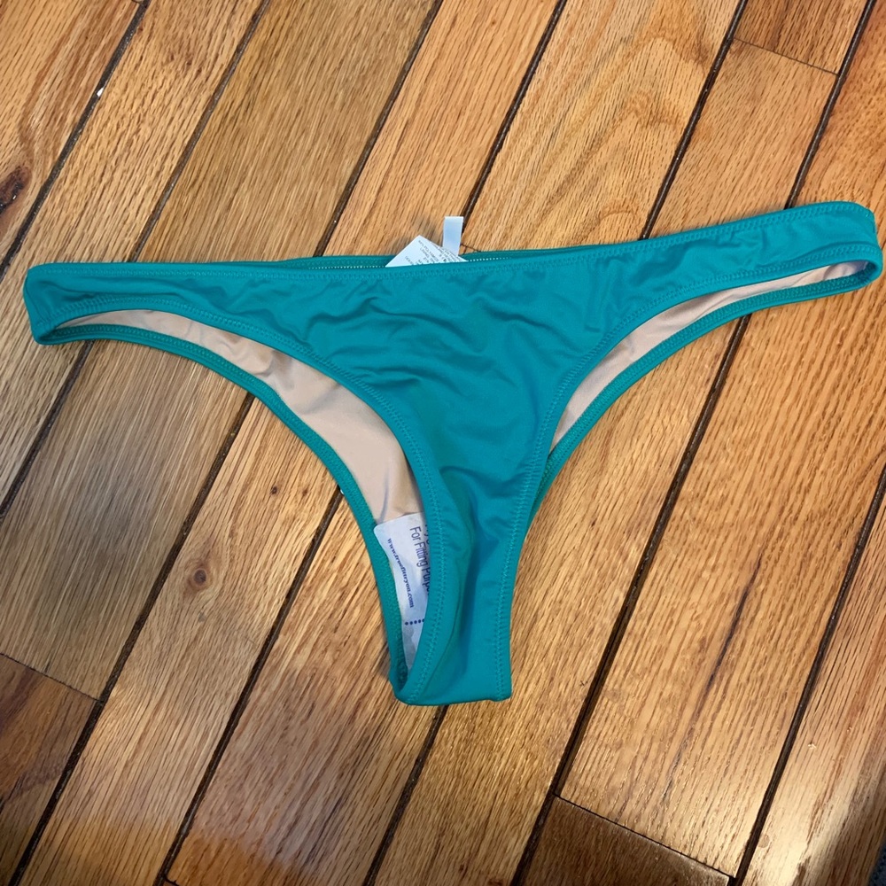 J. Crew teal skimpy bikini bottoms